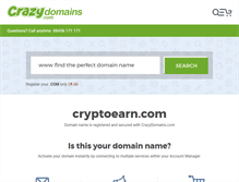 Tablet Screenshot of cryptoearn.com